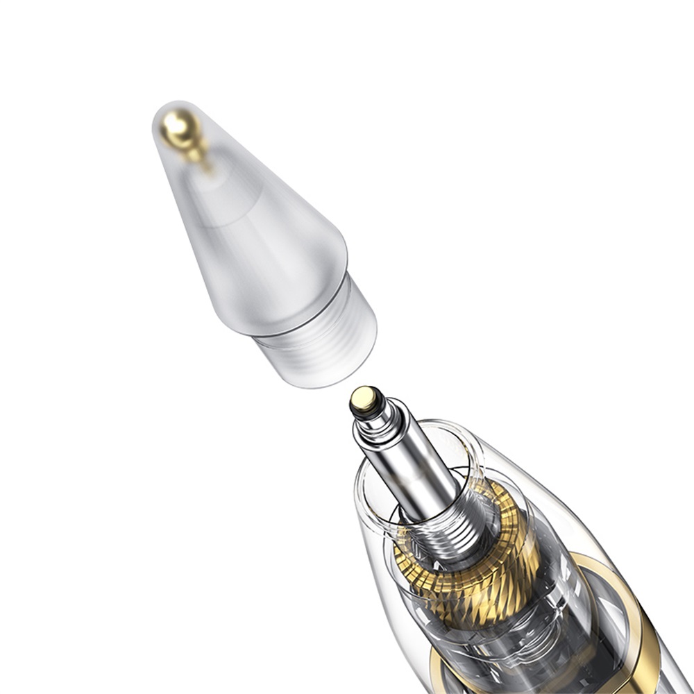 US-ZB264 Transparent Magnetic Charging Tilt-sensitive Active Touch Capacitive Stylus Pen  For iPad